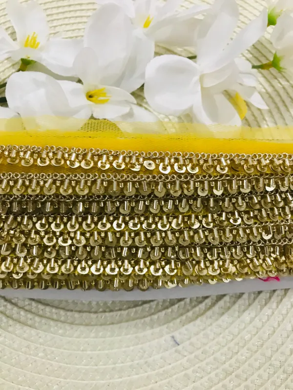 PREMDAS_LACE_Net_Fabric_Katdana_Nalki_Lace_for_Saree's_Border_Finetage_Pipe_Lace_for_Dresses,_Sarees,_Lehenga,_Suits,_Blouses,_Dupatta,_Chunri_and_Craft_(9meter)