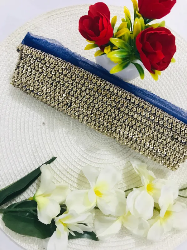 PREMDAS_LACE_Net_Fabric_Katdana_Nalki_Lace_for_Saree's_Border_Finetage_Pipe_Lace_for_Dresses,_Sarees,_Lehenga,_Suits,_Blouses,_Dupatta,_Chunri_and_Craft_(9meter)