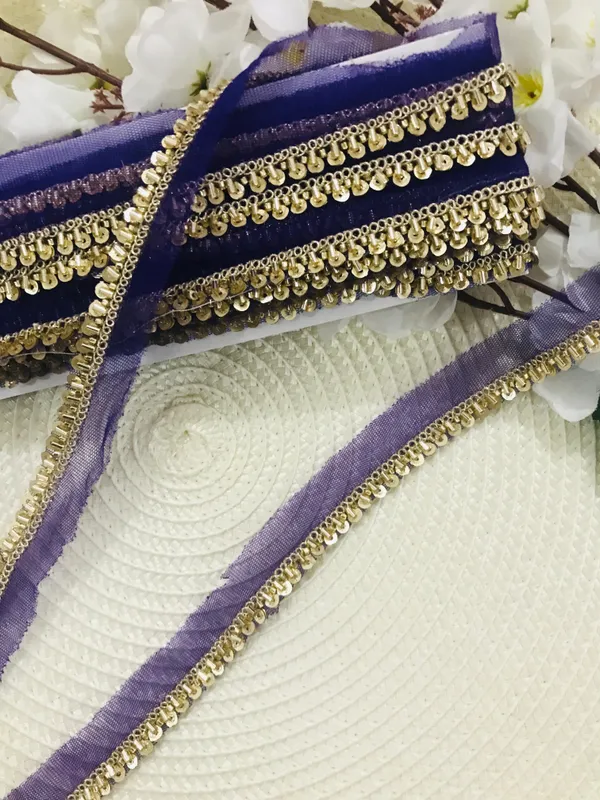 PREMDAS_LACE_Net_Fabric_Katdana_Nalki_Lace_for_Saree's_Border_Finetage_Pipe_Lace_for_Dresses,_Sarees,_Lehenga,_Suits,_Blouses,_Dupatta,_Chunri_and_Craft_(9meter)