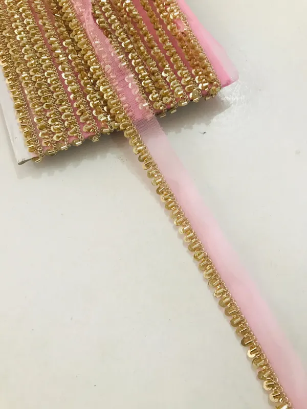PREMDAS_LACE_Net_Fabric_Katdana_Nalki_Lace_for_Saree's_Border_Finetage_Pipe_Lace_for_Dresses,_Sarees,_Lehenga,_Suits,_Blouses,_Dupatta,_Chunri_and_Craft_(9meter)