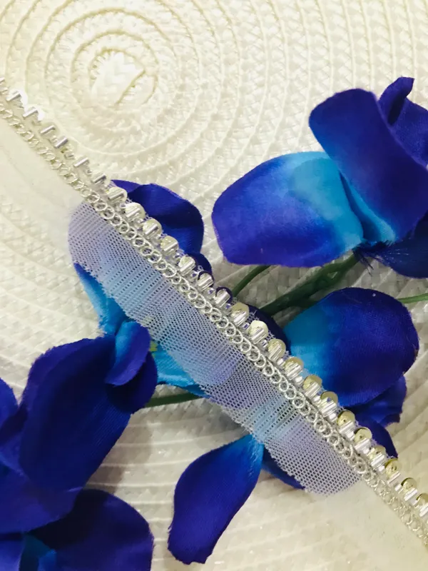 PREMDAS_LACE_Net_Fabric_Katdana_Nalki_Lace_for_Saree's_Border_Finetage_Pipe_Lace_for_Dresses,_Sarees,_Lehenga,_Suits,_Blouses,_Dupatta,_Chunri_and_Craft_(9meter)