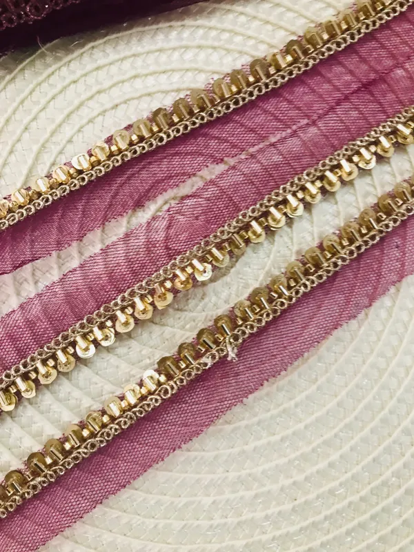 PREMDAS_LACE_Net_Fabric_Katdana_Nalki_Lace_for_Saree's_Border_Finetage_Pipe_Lace_for_Dresses,_Sarees,_Lehenga,_Suits,_Blouses,_Dupatta,_Chunri_and_Craft_(9meter)