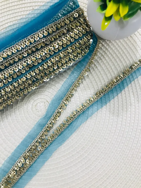 PREMDAS_LACE_Net_Fabric_Katdana_Nalki_Lace_for_Saree's_Border_Finetage_Pipe_Lace_for_Dresses,_Sarees,_Lehenga,_Suits,_Blouses,_Dupatta,_Chunri_and_Craft_(9meter)