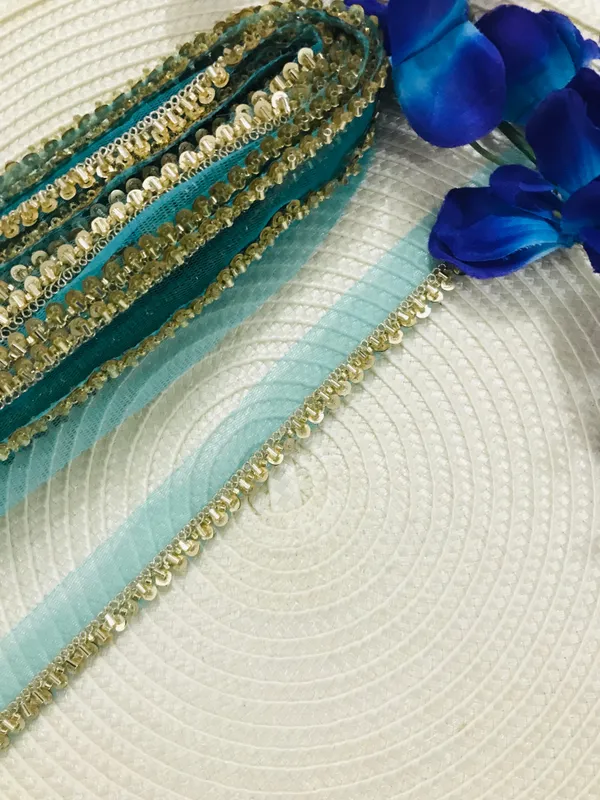 PREMDAS_LACE_Net_Fabric_Katdana_Nalki_Lace_for_Saree's_Border_Finetage_Pipe_Lace_for_Dresses,_Sarees,_Lehenga,_Suits,_Blouses,_Dupatta,_Chunri_and_Craft_(9meter)