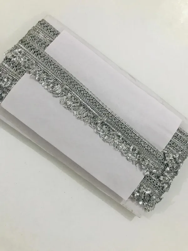 PREMDAS_LACE_Zari_LACE_on_Net_Design_Border_Lace_for_Saree_Border,_Shiny_Gold_Zari,_sequence_lace,_Kurta,_Dupatta,_Blouse,_Gown,_Lehenga_&_Neckline_Border_Lace_for_Sewing,_Embroidery,_Edging,_Saree_Border,_Blouse,_Dupatta_Border,_Lehenga,_Kurti,_Material_Trim_Laces_&_Borders_Material_etc.
