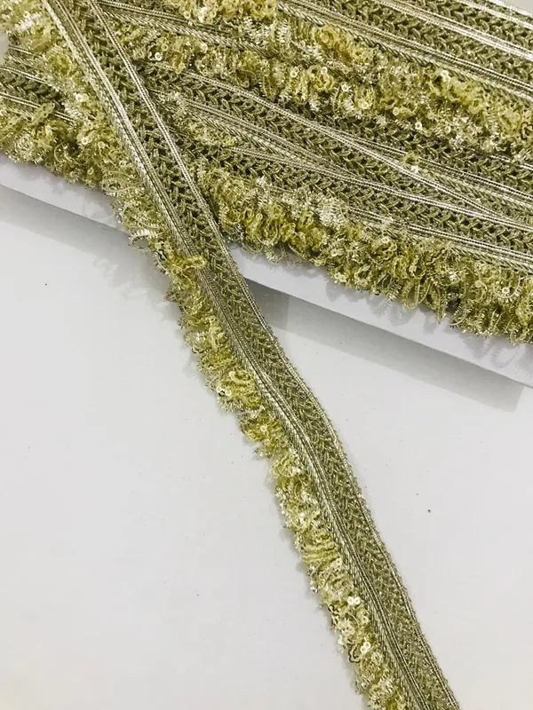 PREMDAS_LACE_Zari_LACE_on_Net_Design_Border_Lace_for_Saree_Border,_Shiny_Gold_Zari,_sequence_lace,_Kurta,_Dupatta,_Blouse,_Gown,_Lehenga_&_Neckline_Border_Lace_for_Sewing,_Embroidery,_Edging,_Saree_Border,_Blouse,_Dupatta_Border,_Lehenga,_Kurti,_Material_Trim_Laces_&_Borders_Material_etc.
