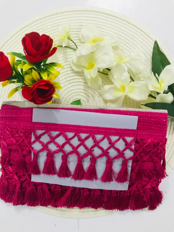 Premdas_Lacde_Tassel_Laces_and_Border_Material_Dresses,Blouse,Dupatta,Sari,Choli,Chunni,Sarees,Lehenga,Suits,Curtains,9_Meters