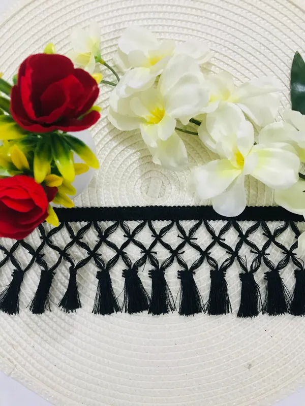 Premdas_LaceTassel_Laces_and_Border_Material_Dresses,Blouse,Dupatta,Sari,Choli,Chunni,Sarees,Lehenga,Suits,Curtains,9_Meters