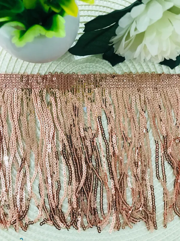 Premdas_Lace_Colorful_Sequin_Tassel_Lace_Trim_Ribbon_Fringe_DIY_Handmade_Dance_Performance_Clothing_Decoration_Accessorie_(3miter)_Length_-_6_Inch