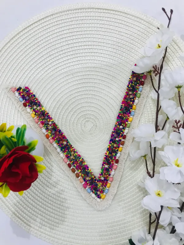 Premdas_Lace_Embroidery_Premium_V_Neck_patch_for_Kurti_Sewing_On_Applique_for_Clothes,_Jackets,_Jean's,_Blouse,_Saree,_Dress_Decoration_Sewing_Decal_Badge_Handmade_DIY_Fabric
