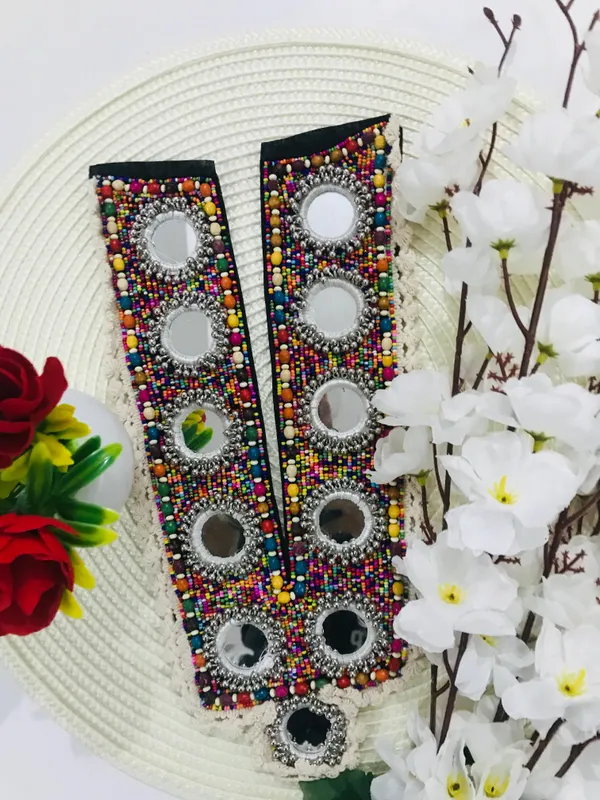 Premdas_Lace_Embroidery_Premium_V_Neck_patch_for_Kurti_Sewing_On_Applique_for_Clothes,_Jackets,_Jean's,_Blouse,_Saree,_Dress_Decoration_Sewing_Decal_Badge_Handmade_DIY_Fabric