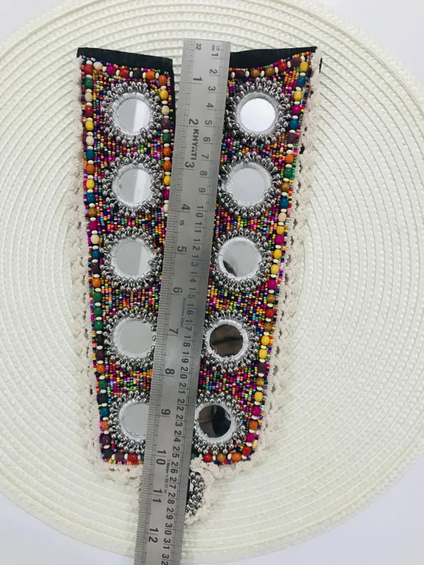Premdas_Lace_Embroidery_Premium_V_Neck_patch_for_Kurti_Sewing_On_Applique_for_Clothes,_Jackets,_Jean's,_Blouse,_Saree,_Dress_Decoration_Sewing_Decal_Badge_Handmade_DIY_Fabric