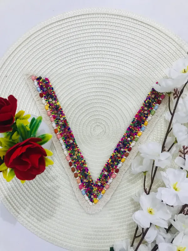 Premdas_Lace_Embroidery_Premium_V_Neck_patch_for_Kurti_Sewing_On_Applique_for_Clothes,_Jackets,_Jean's,_Blouse,_Saree,_Dress_Decoration_Sewing_Decal_Badge_Handmade_DIY_Fabric