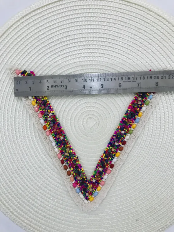 Premdas_Lace_Embroidery_Premium_V_Neck_patch_for_Kurti_Sewing_On_Applique_for_Clothes,_Jackets,_Jean's,_Blouse,_Saree,_Dress_Decoration_Sewing_Decal_Badge_Handmade_DIY_Fabric