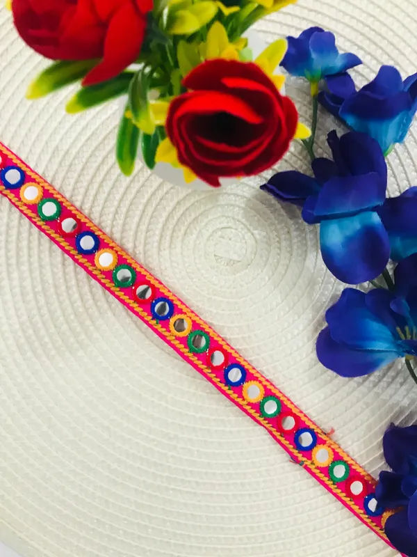 Premdas_Lace_Multicolor_Banjara_Trims,_Embroidery_Multicolor_Banjara_Sewing_Lace,_For_Junk_Journals,_Scrapbooking,_Art_Craft_Project,_Thread_Work_Sari_Trim_Multi_colour_9Mter