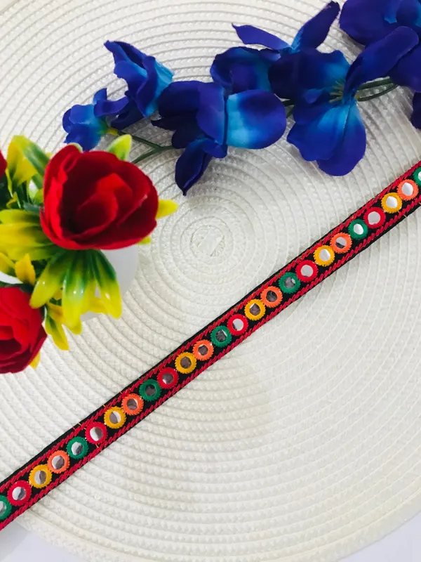 Premdas_Lace_Multicolor_Banjara_Trims,_Embroidery_Multicolor_Banjara_Sewing_Lace,_For_Junk_Journals,_Scrapbooking,_Art_Craft_Project,_Thread_Work_Sari_Trim_Multi_colour_9Mter