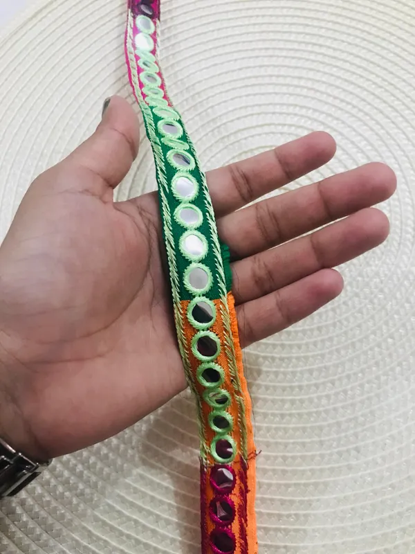 Premdas_Lace_Multicolor_Banjara_Trims,_Embroidery_Multicolor_Banjara_Sewing_Lace,_For_Junk_Journals,_Scrapbooking,_Art_Craft_Project,_Thread_Work_Sari_Trim_Multi_colour_9Mter