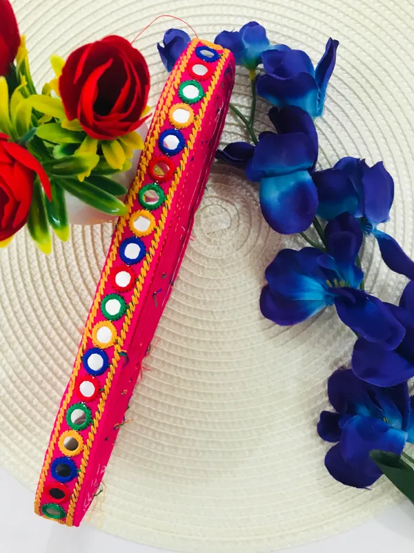 Premdas_Lace_Multicolor_Banjara_Trims,_Embroidery_Multicolor_Banjara_Sewing_Lace,_For_Junk_Journals,_Scrapbooking,_Art_Craft_Project,_Thread_Work_Sari_Trim_Multi_colour_9Mter
