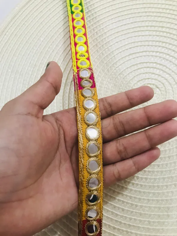 Premdas_Lace_Multicolor_Banjara_Trims,_Embroidery_Multicolor_Banjara_Sewing_Lace,_For_Junk_Journals,_Scrapbooking,_Art_Craft_Project,_Thread_Work_Sari_Trim_Multi_colour_9Mter