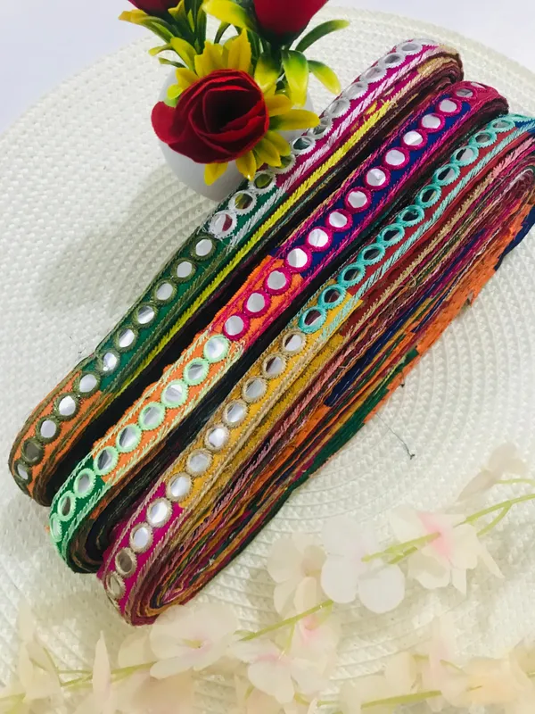 Premdas_Lace_Multicolor_Banjara_Trims,_Embroidery_Multicolor_Banjara_Sewing_Lace,_For_Junk_Journals,_Scrapbooking,_Art_Craft_Project,_Thread_Work_Sari_Trim_Multi_colour_9Mter