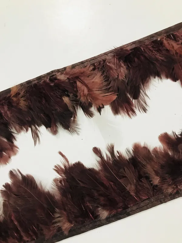 Premdas_Lace_Natural_Dyed_Feathers_Lace_Ethnic_Wear_Trim_Lace_Border_Craft_Material_for_Wedding_Party_Suits,_Sarees,_Lehengas,_Dresses_Embellishment_Designing_&_Tailoring_Purpose_9_Meter