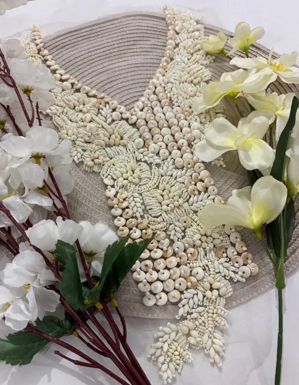 Premdas_Lace_Sew_able_Soft_Fabric_Patch_Neckline_Collar_For_sewed_on_women's_dresses_gowns_salwar_kameez_salwar_suits_Kurtis_tops_&_tunics_blouses_Afghan_dresses_Western_Neck