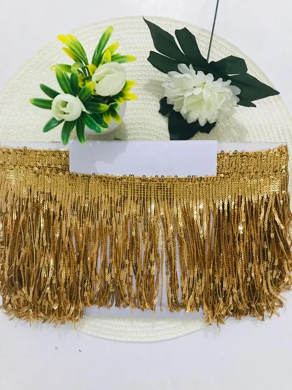 Premdas_Lace_Shiny_Gold_Zari_Border_Lace_for_Sewing,_Embroidery,_Edging,_Saree_Border,_Blouse,_Dupatta_Border,_Lehenga,_Kurti_etc_3__Meters_6inch_size