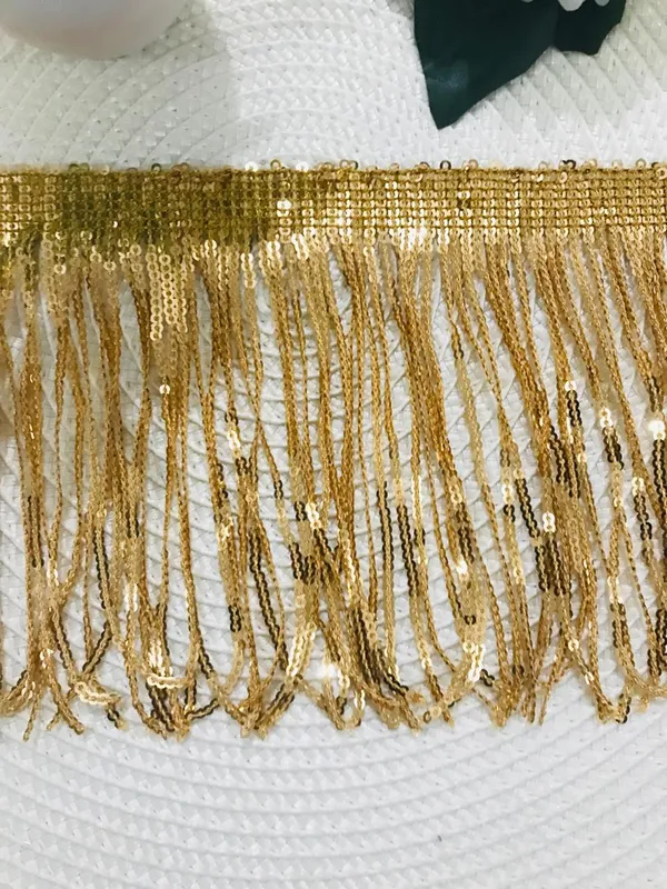 Premdas_Lace_Shiny_Gold_Zari_Border_Lace_for_Sewing,_Embroidery,_Edging,_Saree_Border,_Blouse,_Dupatta_Border,_Lehenga,_Kurti_etc_3__Meters_6inch_size