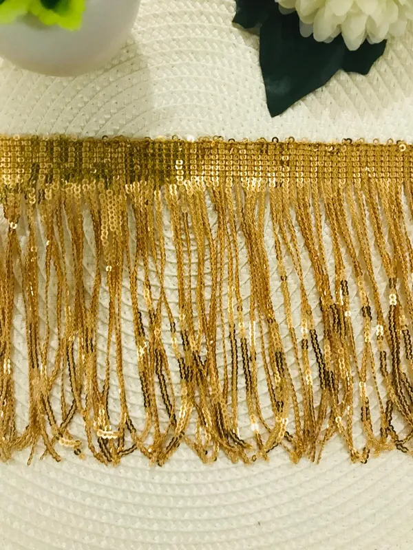 Premdas_Lace_Shiny_Gold_Zari_Border_Lace_for_Sewing,_Embroidery,_Edging,_Saree_Border,_Blouse,_Dupatta_Border,_Lehenga,_Kurti_etc_3__Meters_6inch_size