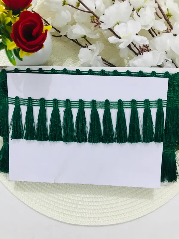 Premdas_Lace_Tassel_Fringe_Sequence_Lace_Border_for_Dresse,_Saree,_Lehenga,_Dupatta,_Bag,_Craft_and_Decorations_Colour_(9_Metre)