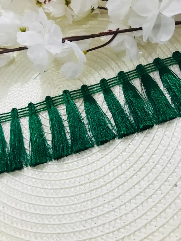 Premdas_Lace_Tassel_Fringe_Sequence_Lace_Border_for_Dresse,_Saree,_Lehenga,_Dupatta,_Bag,_Craft_and_Decorations_Colour_(9_Metre)