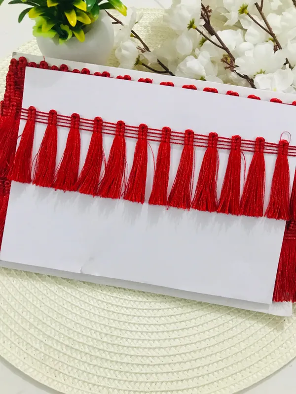 Premdas_Lace_Tassel_Fringe_Sequence_Lace_Border_for_Dresse,_Saree,_Lehenga,_Dupatta,_Bag,_Craft_and_Decorations_Colour_(9_Metre)