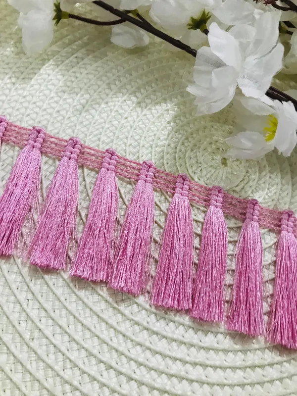 Premdas_Lace_Tassel_Fringe_Sequence_Lace_Border_for_Dresse,_Saree,_Lehenga,_Dupatta,_Bag,_Craft_and_Decorations_Colour_(9_Metre)