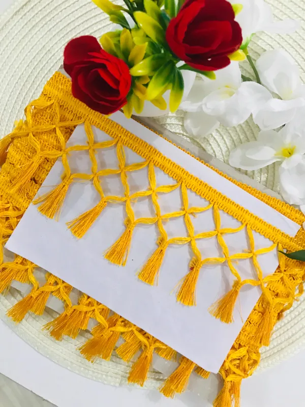 Premdas_Lace_Tassel_Laces_and_Border_Material_Dresses,Blouse,Dupatta,Sari,Choli,Chunni,Sarees,Lehenga,Suits,Curtains,9_Meters