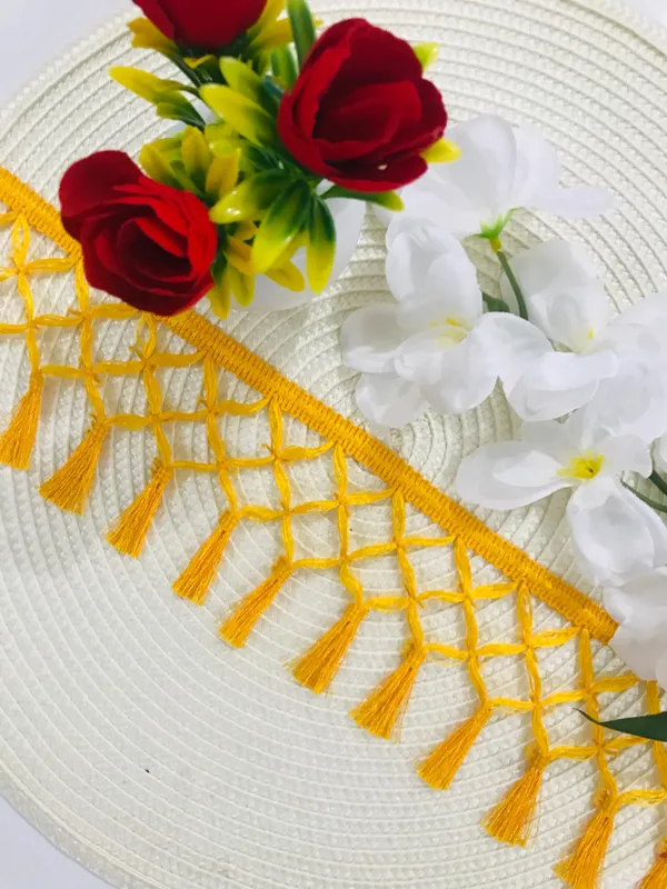 Premdas_Lace_Tassel_Laces_and_Border_Material_Dresses,Blouse,Dupatta,Sari,Choli,Chunni,Sarees,Lehenga,Suits,Curtains,9_Meters