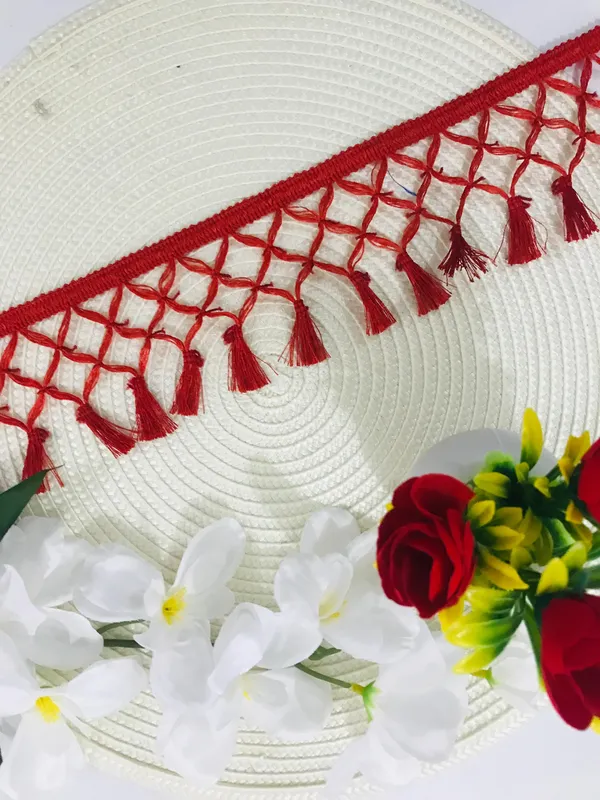 Premdas_Lace_Tassel_Laces_and_Border_Material_Dresses,Blouse,Dupatta,Sari,Choli,Chunni,Sarees,Lehenga,Suits,Curtains,9_Meters