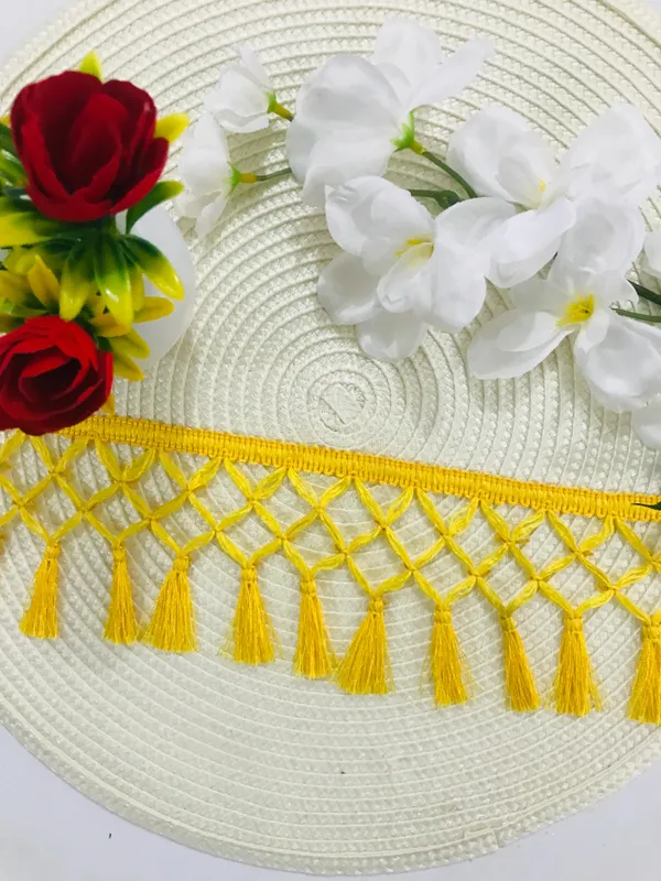 Premdas_Lace_Tassel__Laces_and_Border_Material__Dresses,Blouse,Dupatta,Sari,Choli,Chunni,Sarees,Lehenga,Suits,Curtains,9_Meters