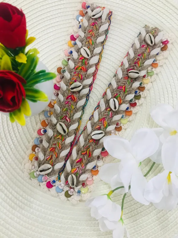 Premdas_Lace__Embroidery_Premium_V_Neck_patch_for_Kurti_Sewing_On_Applique_Patches/Decorative_Patches_for_Clothes,_Jackets,_Jean's,_Blouse,_Saree,_Dress_Decoration_Necklace_Sewing_round_Patch_Decal_Neckline_Badge_Handmade_DIY_Decorative_Fabric_Packig_1_pieces