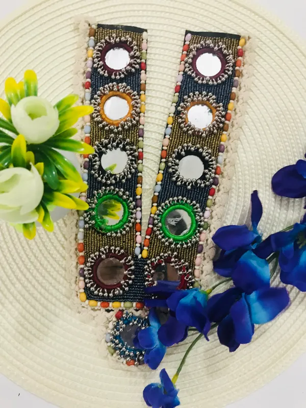 Premdas__Lace_Embroidery_Premium_V_Neck_patch_for_Kurti_Sewing_On_Applique_Patches/Decorative_Patches_for_Clothes,_Jackets,_Jean's,_Blouse,_Saree,_Dress_Decoration_Necklace_Sewing_round_Patch_Decal_Neckline_Badge_Handmade_DIY_Decorative_Fabric