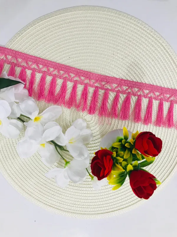 Premdas_lace_Tassel_Fringe_Sequence_Lace_Border_for_Saree,_Lehenga,_Dupatta,_Bag,_Craft_and_Decorations