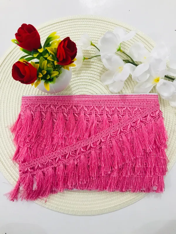 Premdas_lace_Tassel_Fringe_Sequence_Lace_Border_for_Saree,_Lehenga,_Dupatta,_Bag,_Craft_and_Decorations
