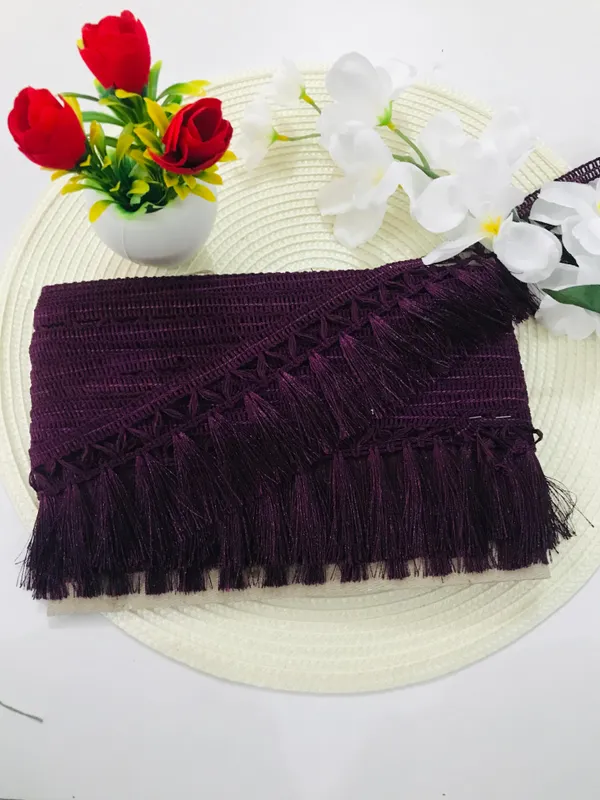 Premdas_lace_Tassel_Fringe_Sequence_Lace_Border_for__Saree,_Lehenga,_Dupatta,_Bag,_Craft_and_Decorations