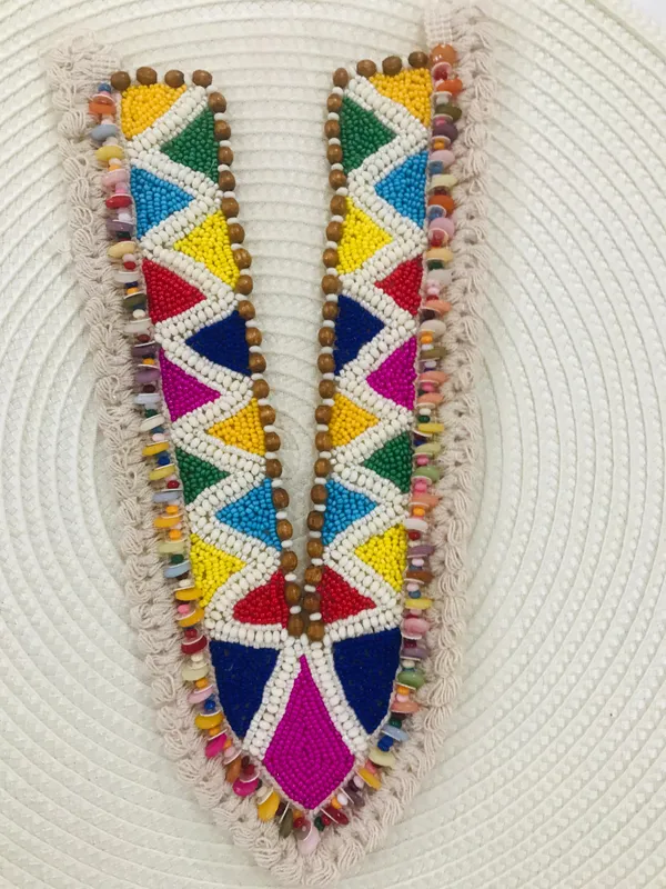 Premds_Lace__Embroidery_Premium_V_Neck_patch_for_Kurti_Sewing_On_Applique_Patches/Decorative_Patches_for_Clothes,_Jackets,_Jean's,_Blouse,_Saree,_Dress_Decoration_Necklace_Sewing_round_Patch_Decal_Neckline_Badge_Handmade_DIY_Decorative_Fabric_Packig_1_pieces