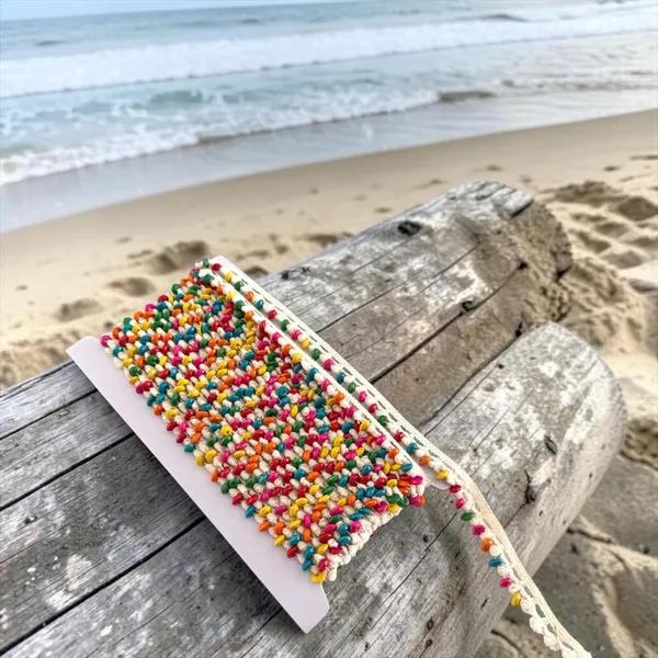 Premsdas_Lace_2cm_Multicolour_Beaded_Cotton_Trim__Off_White_Cotton_Lace_For_Saree_&_Suit_Dupatta_Border__Boho_Tassel_Fringe_for_Beachwear_&_Crafts