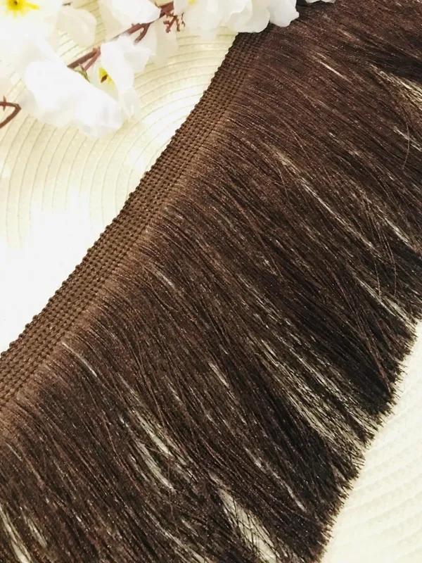 Coffee_Poliyester_Premium_Trim_Lace_For_Women