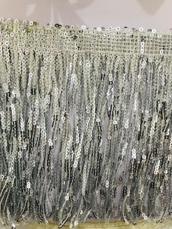 Premdas_Lace_Colorful_Sequin_Tassel_Lace_Trim_Ribbon_Fringe_DIY_Handmade_Dance_Performance_Clothing_Decoration_Accessorie_(3miter)_Length_-_6_Inch