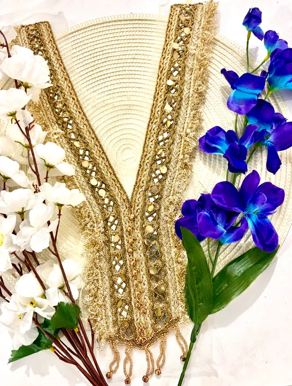 Sewable_Soft_Fabric_Patch_Necklinee_Collar_For_sewed_on_women's_dresses_gowns_salwar_kameez_salwar_suits_Kurtis_tops_&_tunics_blouses_afghan_dresses_Western_Neck