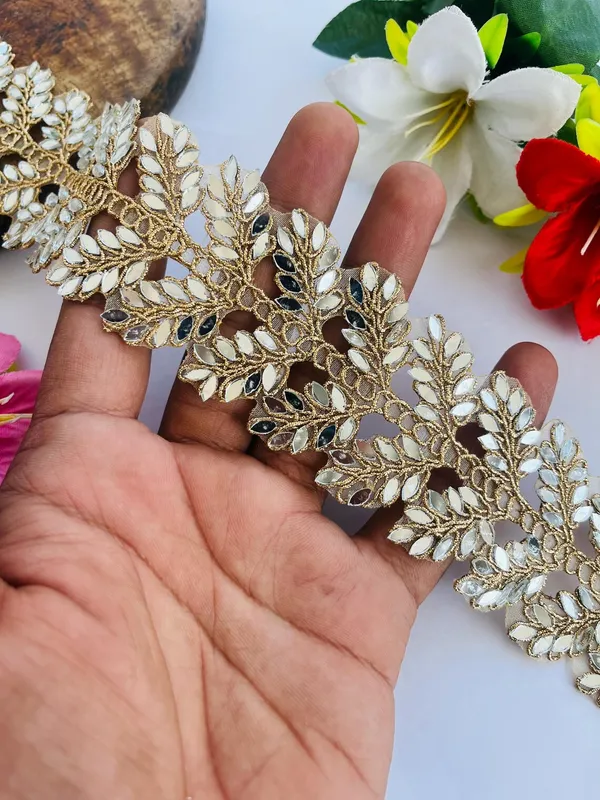 Gold_Mirror_Stone_Premium_Lace_For_Women