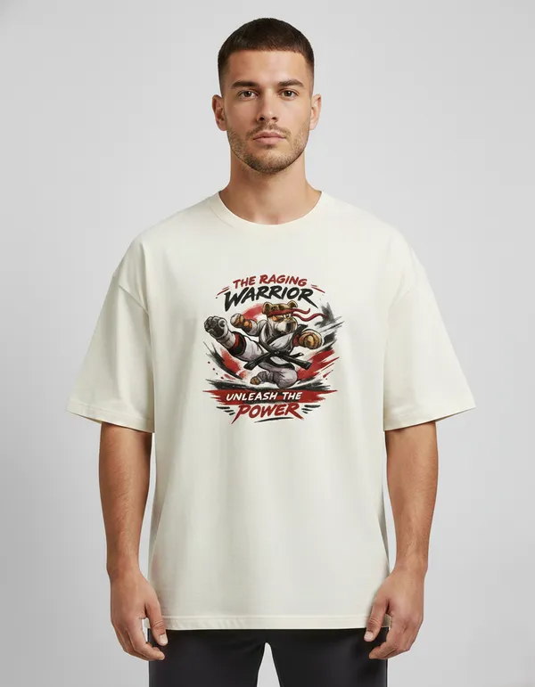 The_Raging_Warrior_Power_Oversized_t_shirt