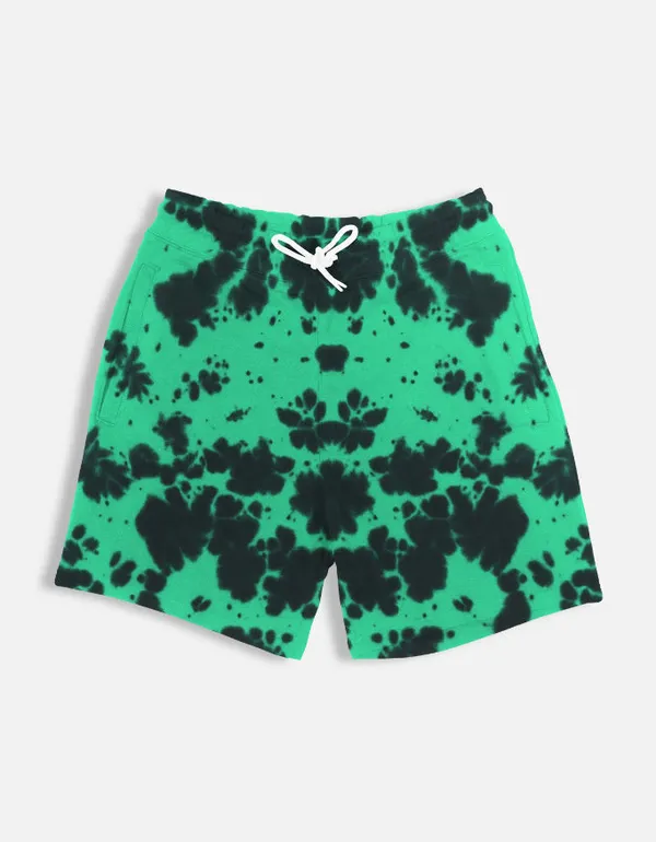 Green_And_Black_Premium_Cotton_Shorts_For_Unisex